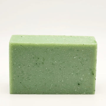 Green Tea Verbena Scrub - Handcrafted Body Soap For Men